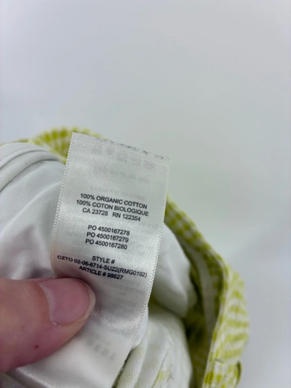 Sunday Best Yellow Gingham Wide-Leg Pants Spring Classic - Picture 7 of 11